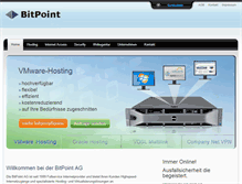 Tablet Screenshot of bitpoint.de